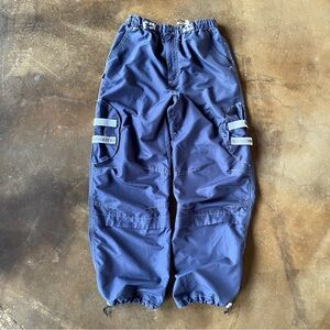 VTG 90s Rare Caffeine Rave Punk Baggy Multi Pocket Cargo Stash Pants